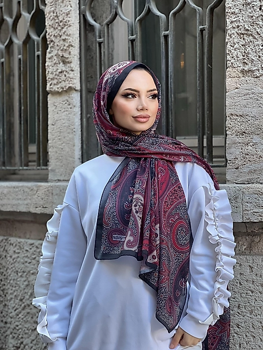 LADURE İPEK ETNİK DESEN ŞAL