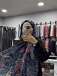 LADURE İPEK ETNİK DESEN İPEKLİ ŞAL