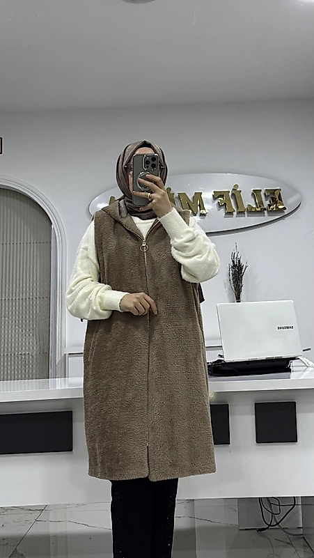 PREMİUM KALİTE ANGORA YELEK VİZON