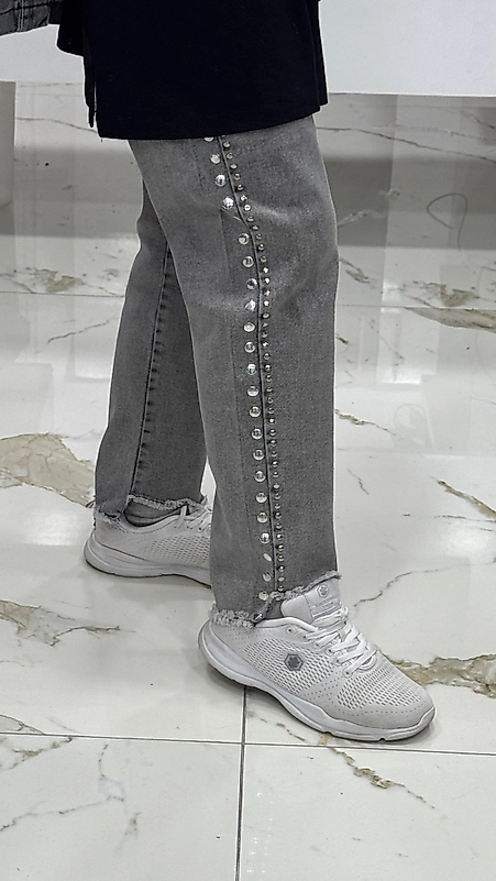 ZIMBA DETAYLI KOT PANTOLON