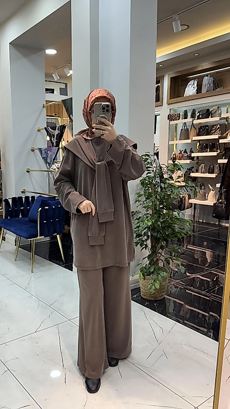 14460 PUANE Cool Takım KAHVE