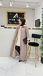 AYŞE AKAY TAM BOY ASTARLI KAP VİZON