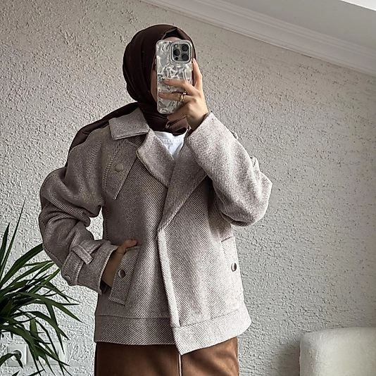 KAŞE KISA CEKET KABAN