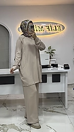 CEP DETAYLI OYSHO TAKIM KREM