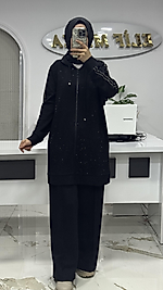 PIRILTI TAKIM SİYAH