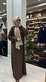 PUANE SWEET ELBİSE KAHVERENGİ