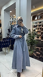 LORA DENIM ELBİSE
