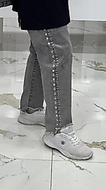 ZIMBA DETAYLI KOT PANTOLON