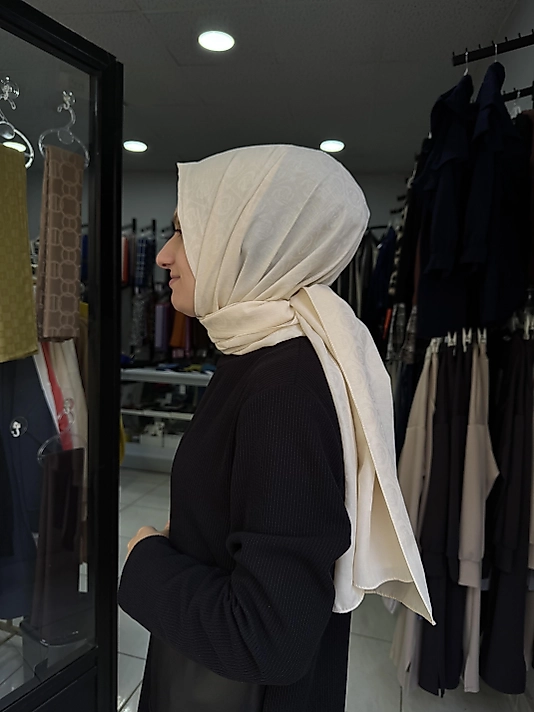 ARMİNE TREND A LOGOLU PAMUK ŞAL