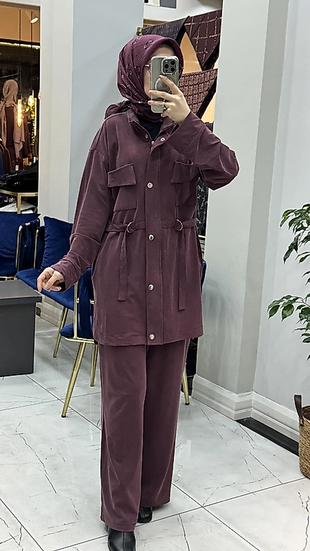 MY MAGAZİN CEKETLİ TAKIM MÜRDÜM