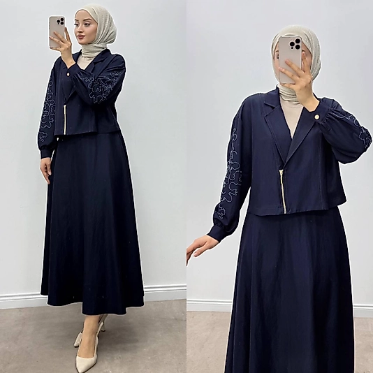 Marcha İşleme detaylı etekli takım